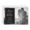 Modern Classic Black Box Plate Photo Save The Date