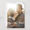 Modern Classic Calligraphy Photo Save the Date