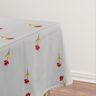 Modern Classic Flower Pattern Tablecloth