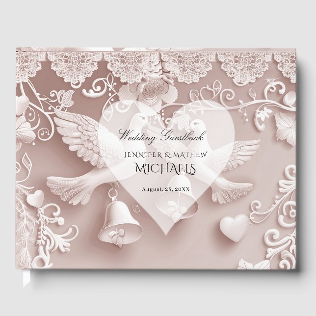 Modern Classic  Guest Book (Front)