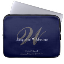 Modern Classic Monogram And Name Chic Professional