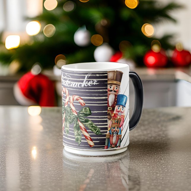 Modern Classic Nutcracker Striped  Magic Mug (Creator Uploaded)