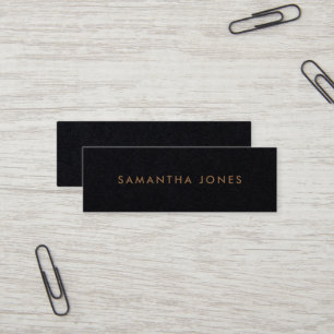 Modern Classic Personalized Mini Business Card