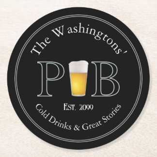 Modern Classic Pub Beer Soda Can Bottle Coasters