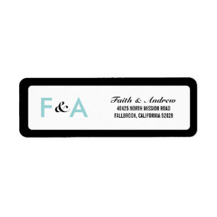 Modern Classic Return Address Labels