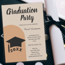 Modern Classic Terracotta Arch Graduation Party