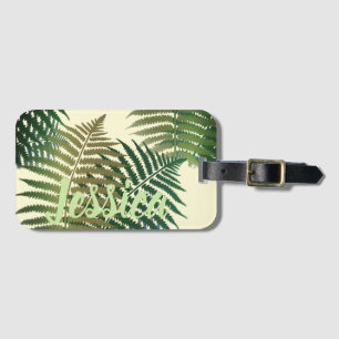 Modern Classic Tropical Palm Custom Luggage Tag