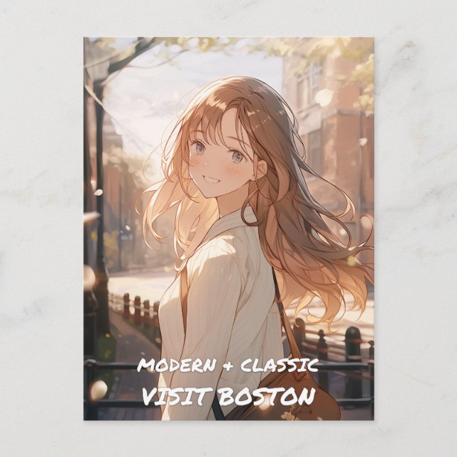 Modern & Classic: Visit Boston Postcard (Front)
