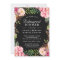 Modern Classy Pink Floral Wedding Rehearsal Dinner