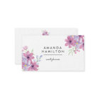 Modern Classy PINK Watercolor Flower and leaves