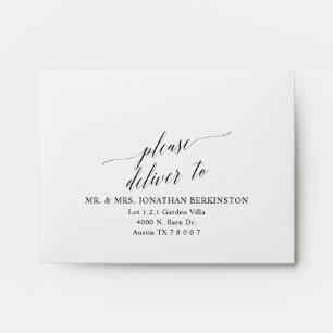 Modern Classy Please deliver to Envelope