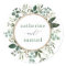 Modern + Clean Botanical Greenery Garden Wedding