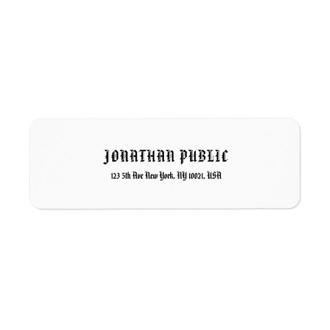 Modern Clean Elegant White Professional Template (Front)