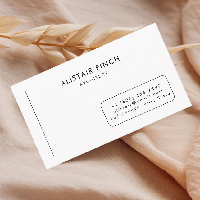 Modern Clean Minimal Business Card Template (Creator Uploaded)