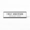 Modern Clean White Professional Name Title