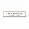 Modern Clean White Professional Name Title