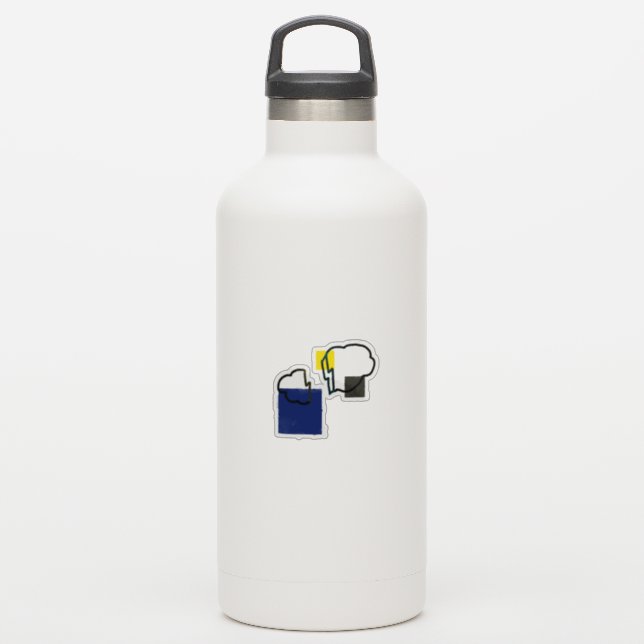 Modern Cloud Design (Waterbottle)