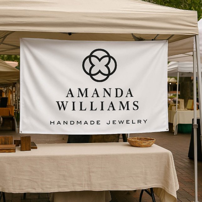 Modern Clover Logo Luxury Boutique  Banner (Creator Uploaded)