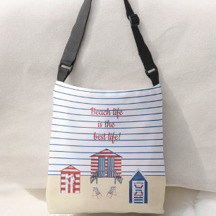 Modern coastal customizable summer  Crossbody Bag
