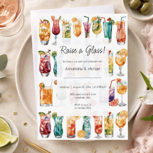 Modern Cocktail Collection Party  Invitation