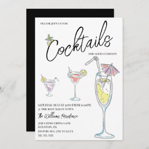 Modern Cocktail Party Invitation