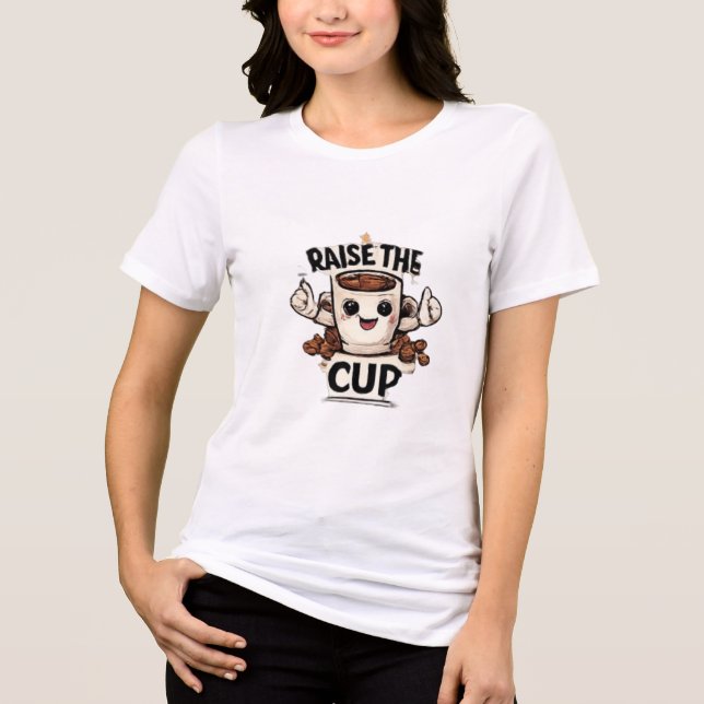  Modern Coffee House Logo Tri-Blend Shirt (Front)