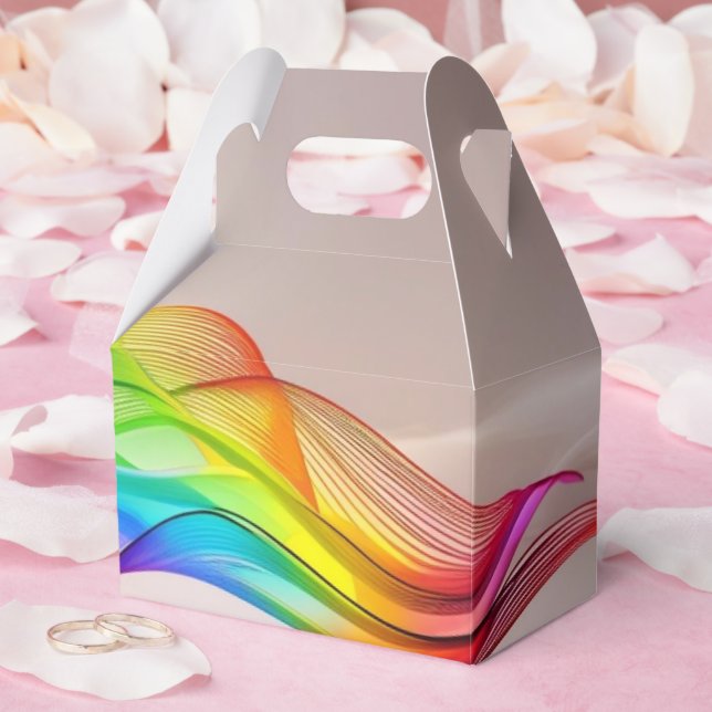 Modern Coffee Shop Café tea Bar Custom Barista  Favor Box (Wedding)