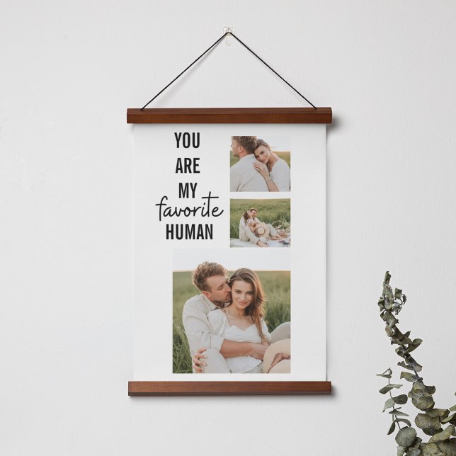 Modern Collage Couple Photo & Romantic Love Quote Poster (Creator Uploaded)