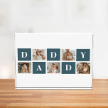 Modern Collage Fathers Photo & Green Daddy Gifts<br><div class="desc">A modern collage fathers photo is a personalized gift that combines multiple photos of a father or father figure in a creative and stylish manner. It involves selecting several meaningful pictures and arranging them in a collage format, often with overlapping or grid-like designs. The photos can feature different moments or...</div>