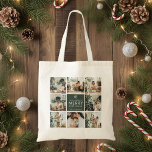 Modern Collage “Merry Christmas” Multi Photo  Tote Bag<br><div class="desc">Carry the warmth of the season everywhere you go with this Modern Collage “Merry Christmas” Multi Photo Tote Bag — a perfect blend of elegance, function, and heartfelt holiday spirit. Designed with a modern neutral color palette and a nine-photo grid, it highlights your favorite family moments around a stylish center...</div>