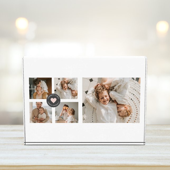 Modern Collage Personalized Family Photo Gift (Creator Uploaded)