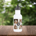 Modern Collage Personalized Family Photo Gift 532 Ml Water Bottle<br><div class="desc">Modern Collage Personalized Family Photo Gift</div>