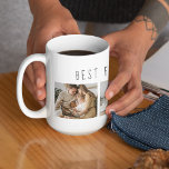 Modern Collage Photo & Best Family Ever Best Gift Coffee Mug<br><div class="desc">Introducing the Modern Collage Photo & Best Family Ever Text Gift, a unique and personalized way to celebrate the love and joy of your family. This special gift combines the beauty of a custom photo collage with a heartfelt message to create a memorable keepsake that will be treasured for years...</div>