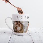 Modern Collage Photo & Best Family Ever Best Gift Latte Mug<br><div class="desc">Introducing the Modern Collage Photo & Best Family Ever Text Gift, a unique and personalized way to celebrate the love and joy of your family. This special gift combines the beauty of a custom photo collage with a heartfelt message to create a memorable keepsake that will be treasured for years...</div>