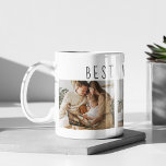 Modern Collage Photo & Best Family Ever Best Gift Mug<br><div class="desc">Introducing the Modern Collage Photo & Best Family Ever Text Gift, a unique and personalized way to celebrate the love and joy of your family. This special gift combines the beauty of a custom photo collage with a heartfelt message to create a memorable keepsake that will be treasured for years...</div>