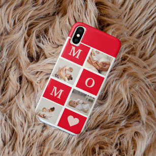 Modern Collage Photo &  Best Mom Ever Gift Case-Mate iPhone Case