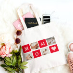 Modern Collage Photo &  Best Mom Ever Gift Tote Bag<br><div class="desc">Modern Collage Photo & Text Best Mom Ever Gift. Best Personalized Gift For Mothers day,  Woman's day or Mom Birthday.  Surprise Mom With a Gift That’s As Amazing As She Is.</div>
