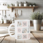 Modern Collage Photo Best Mom Ever Pink Gift Frosted Glass Coffee Mug<br><div class="desc">This "Best Mom Ever" collage photo is the ideal gift for any occasion, whether it's Mother's Day, a birthday, or just a special way to say "I love you." With its chic design and heartfelt sentiment, it's sure to become a cherished keepsake that your mom will treasure for a lifetime....</div>