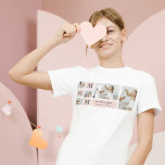 Modern Collage Photo Best Mom Ever Pink Gift T-Shirt<br><div class="desc">This "Best Mom Ever" collage photo is the ideal gift for any occasion, whether it's Mother's Day, a birthday, or just a special way to say "I love you." With its chic design and heartfelt sentiment, it's sure to become a cherished keepsake that your mom will treasure for a lifetime....</div>