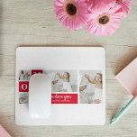 Modern Collage Photo Best Mom Ever Red Gifts Mouse Pad<br><div class="desc">This gift is perfect for any occasion,  including Mother's Day,  birthdays,  or just to show your appreciation for your mom's hard work and dedication. The photos used in the collage can be selected based on your mom's interests and preferences,  making this gift truly one-of-a-kind.</div>