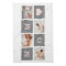 Modern Collage Photo Best Mom  Pink & Grey Gift