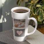 Modern Collage Photo Best Mom  Pink & Grey Gift Latte Mug<br><div class="desc">This modern collage photo frame makes for the perfect gift for a special mom in your life. The frame is designed with a pink and grey colour scheme, giving it a stylish and contemporary look that is sure to complement any home decor. The collage frame features multiple photo slots, allowing...</div>