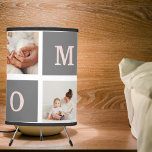 Modern Collage Photo Best Mom  Pink & Grey Gift Tripod Lamp<br><div class="desc">This modern collage photo frame makes for the perfect gift for a special mom in your life. The frame is designed with a pink and grey colour scheme, giving it a stylish and contemporary look that is sure to complement any home decor. The collage frame features multiple photo slots, allowing...</div>