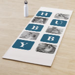 Modern Collage Photo Blue Best Hubby Ever Gift Yoga Mat<br><div class="desc">The "Modern Collage Photo Blue Best Hubby Ever Gift" is a personalized photo gift that showcases a collection of pictures featuring the best moments shared between you and your beloved husband. This particular version features a blue theme, making it a stylish and contemporary addition to any decor.This gift is perfect...</div>