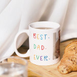 Modern Collage Photo Colourful Best Dad Ever Gift Mug<br><div class="desc">The "Modern Collage Photo Colourful Best Dad Ever Gift" is a personalized and unique present for any dad who deserves to be celebrated. The gift is a collage photo made up of several individual images that have been carefully arranged to create a stunning and eye-catching design. The gift is a...</div>