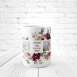 Modern Collage Photo Flowers Frame Best Mom Gift Coffee Mug<br><div class="desc">This modern collage photo features beautiful flowers arranged in a burgundy frame, making it the perfect gift for a special mom in your life. The unique and personalized touch of a collage photo captures memories and moments shared together, making it a thoughtful and heartfelt way to show appreciation and love....</div>