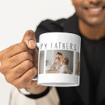 Modern Collage Photo & Happy Fathers Day Best Gift Mug<br><div class="desc">Modern Collage Photo & Happy Fathers Day Best Gift</div>