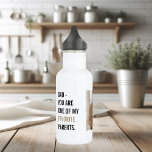 Modern Collage Photo & Happy Fathers Day Gift 532 Ml Water Bottle<br><div class="desc">Father's Day is a special occasion celebrated to honour fathers and father figures for their contributions to their families and society. Choosing the perfect gift for Father's Day can be a challenging task,  but a thoughtful and heartfelt gift can make a lasting impression.</div>