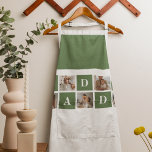 Modern Collage Photo & Happy Fathers Day Gift Apron<br><div class="desc">Modern Collage Photo & Happy Fathers Day Gift</div>