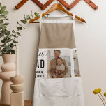 Modern Collage Photo Happy  Fathers Day Gift Apron<br><div class="desc">The "Modern Collage Photo Colourful Best Dad Ever Gift" is a personalized and unique present for any dad who deserves to be celebrated. The gift is a collage photo made up of several individual images that have been carefully arranged to create a stunning and eye-catching design. The gift is a...</div>
